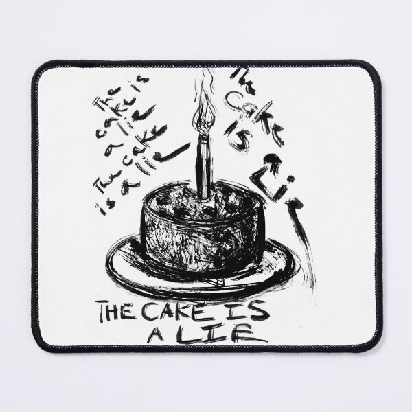 Item preview, The Cake is a Lie Magnet designed and sold by hthjenobn73.
