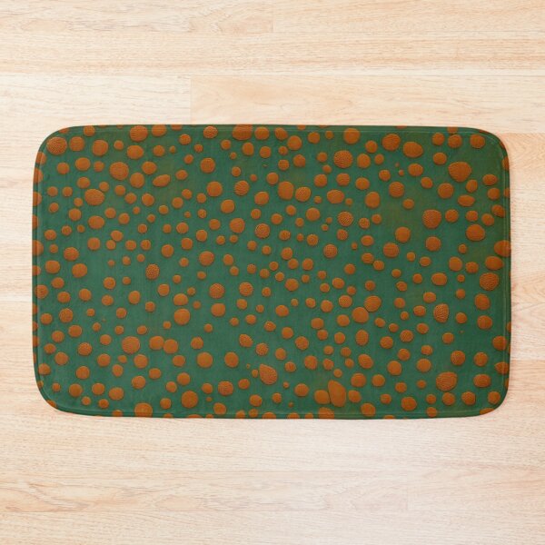 Item preview, Green background with orange polka dots, texture designed and sold by Rostislav Bouda.
