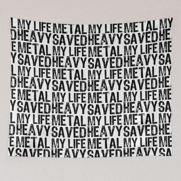 Item preview, Heavy Metal Saved My Life   designed and sold by BrynleeBrigg.