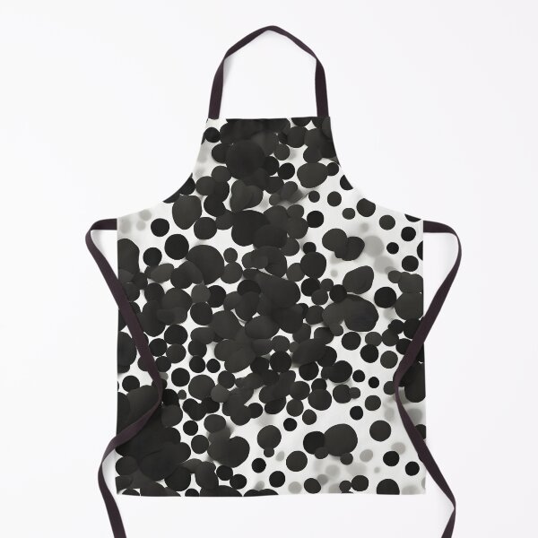 Item preview, Grey and black polka dots on a white background designed and sold by Rostislav Bouda.