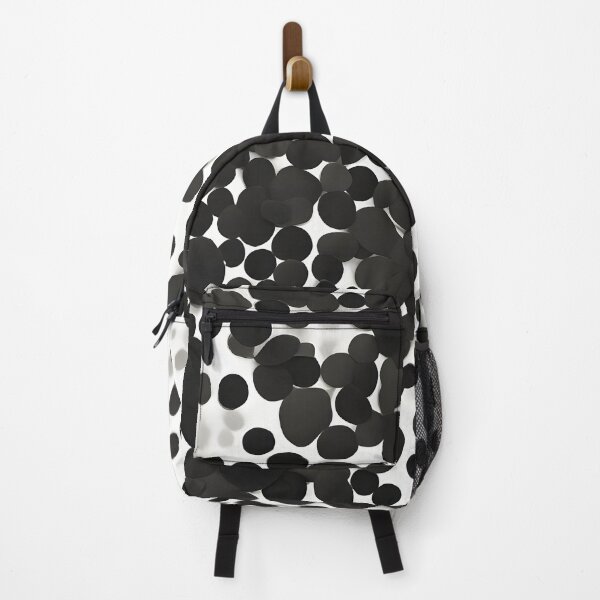 Item preview, Grey and black polka dots on a white background designed and sold by Rostislav Bouda.