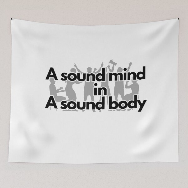 Item preview, A sound mind in A sound body 4 designed and sold by Sujinthaiart.