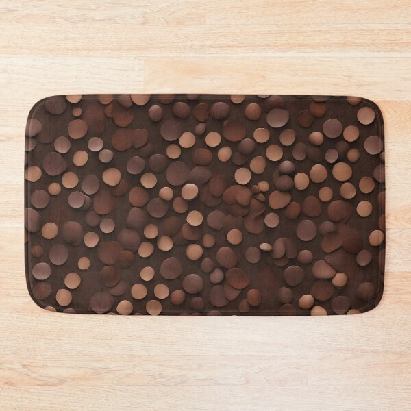 Item preview, Chocolate brown stones on a brown background designed and sold by Rostislav Bouda.