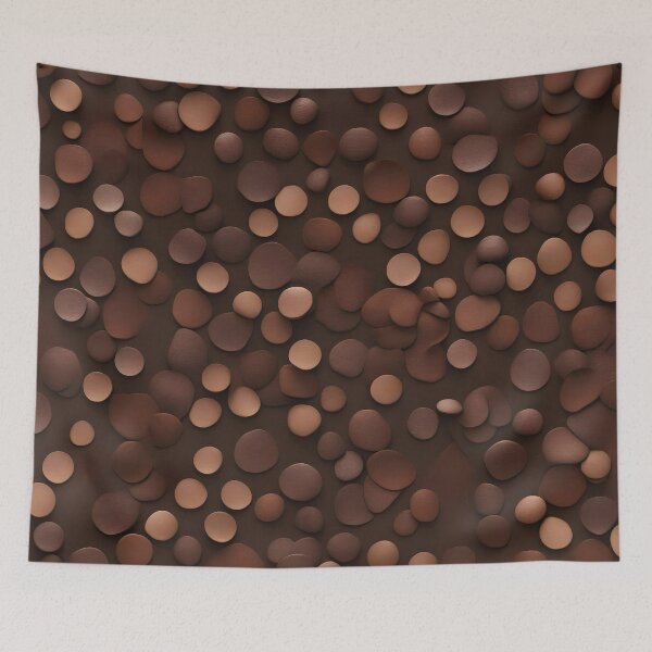 Item preview, Chocolate brown stones on a brown background designed and sold by Rostislav Bouda.