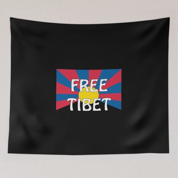 Artikelvorschau, Free Tibet Flagge entworfen und verkauft von freaks13.