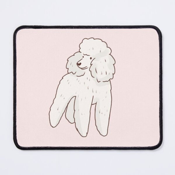 Item preview, White poodle illustration designed and sold by Mayarart.