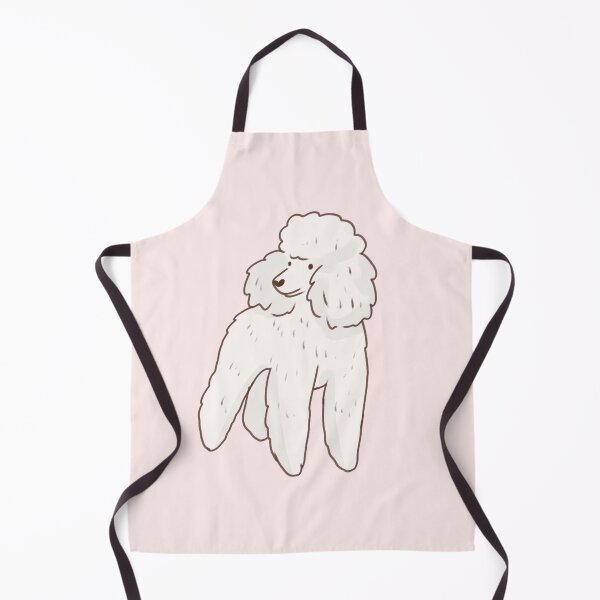 Item preview, White poodle illustration designed and sold by Mayarart.