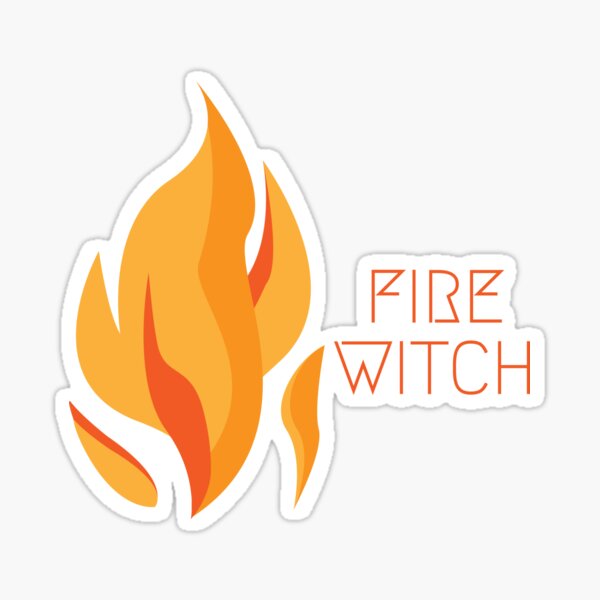 Fire Witch Sticker