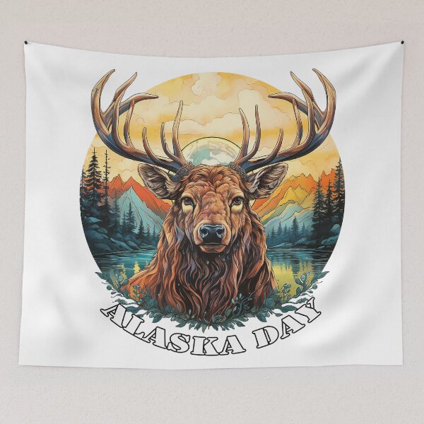 Item preview, Alaska Day - Capturing Alaska's Essence designed and sold by ⭐Beatiful House⭐.