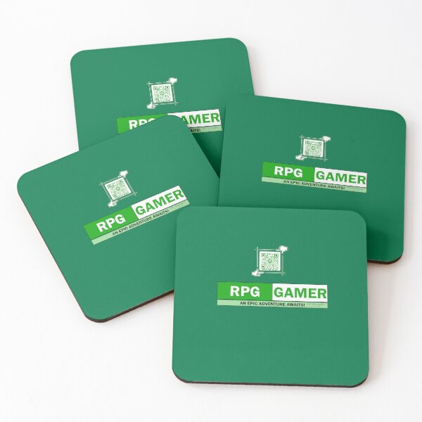 Item preview, RPG Gamer - An Epic Adventure Awaits! Gaming Logo V1 (Green/White) designed and sold by Visual Resolutions.