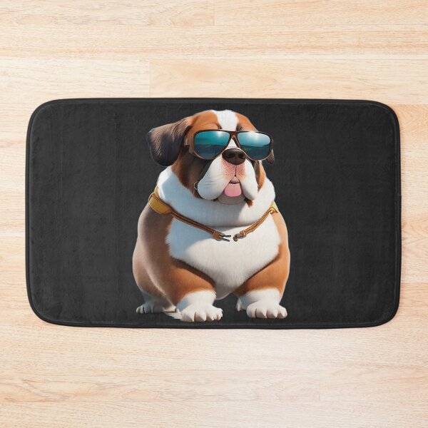 Item preview, Chubby St. Bernard Charm - Adorable Canine Artistry That Warms Hearts designed and sold by Freak-Scene.