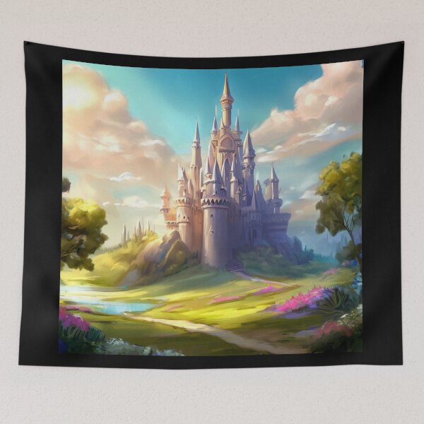 Item preview, Fantasy Castle Happy Landscape 2 designed and sold by CrankyOldDude.