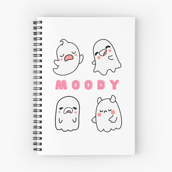 Item preview, Adorable moody ghosts for halloween designed and sold by noneko04.