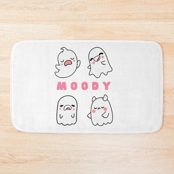 Item preview, Adorable moody ghosts for halloween designed and sold by noneko04.