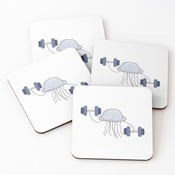 Item preview, jellyfish and dumbbells designed and sold by normal-design.