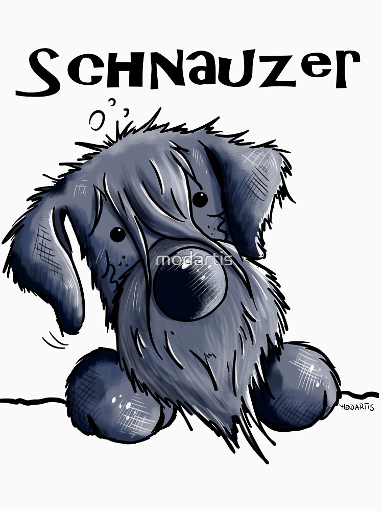 "Funny Schnauzer Cartoon " Unisex T-Shirt by modartis | Redbubble