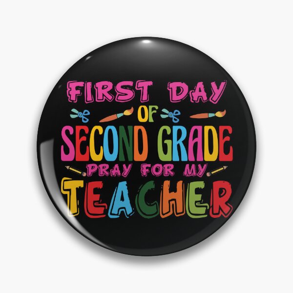 Artikelvorschau, First Day Of Second Grade Pray For My Teacher Back To School Gear entworfen und verkauft von DynamicDesign.