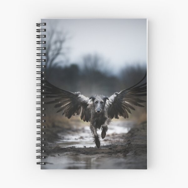 Item preview, flying deerhound designed and sold by aghnadarragh.