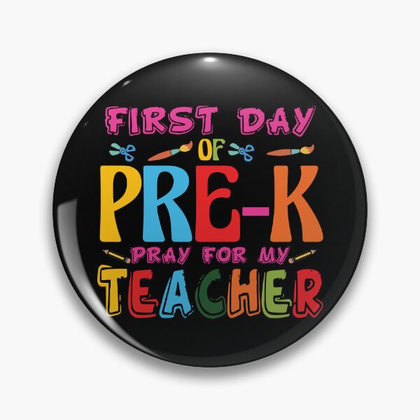 Item preview, First Day Of Pre-K Pray For My Teacher Back To School Gear designed and sold by DynamicDesign.