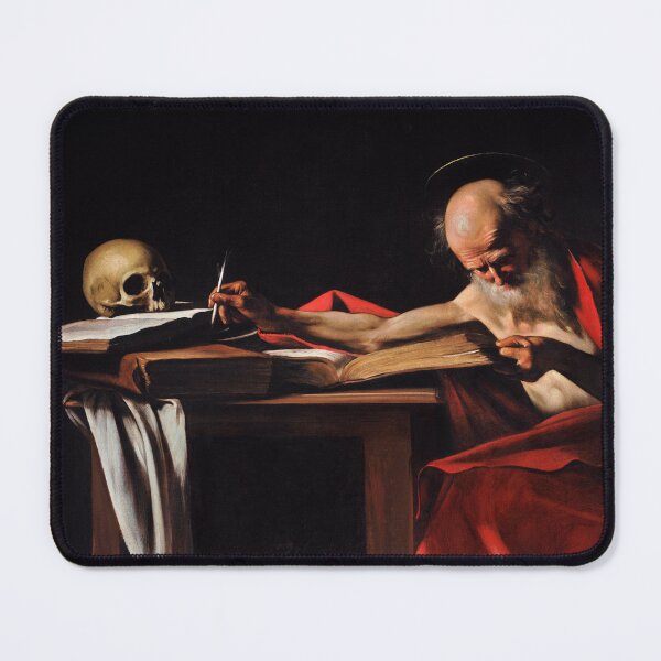 Item preview, Saint Jerome Writing - Michelangelo Merisi da Caravaggio designed and sold by themasters.