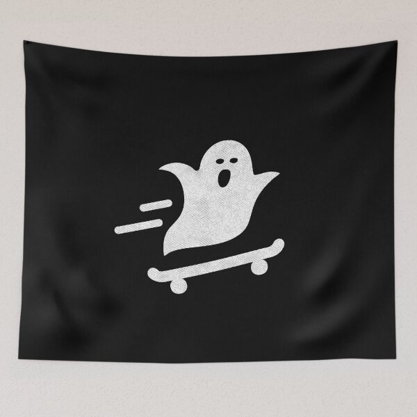 Item preview, Skateboarding Ghost Lazy Halloween Costume Spooky Grunge  designed and sold by alenaz.