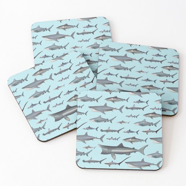 Item preview, Many Shark Illustration Items - Worlds Greatest Sharks - Marine Life designed and sold by Billers Art.