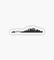 Sydney Landscape Silhouette Sticker
