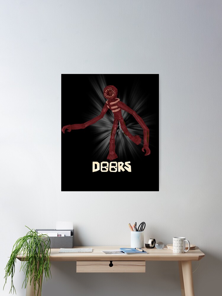 Christmas gift. Roblox, Doors, Videogame, Monsters  Poster for Sale by  AUSTINENING