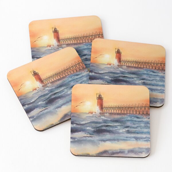 Item preview, Sunset Lighthouse  designed and sold by Anjuna Sainath.
