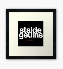 16229-04-BDK – Stable Genius – Obvious (White) Framed Print