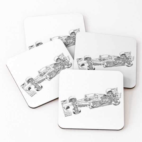 Item preview, Formula Car cutaway drawing designed and sold by reval-store.