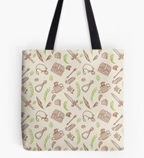 Questing Kit - Green & Tan Tote Bag