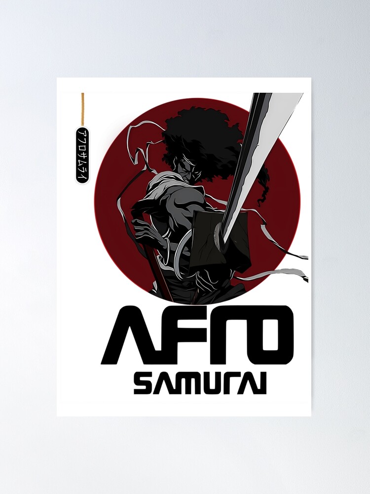 Afro Samurai Character Poster Art Men's Black T-shirt : Target