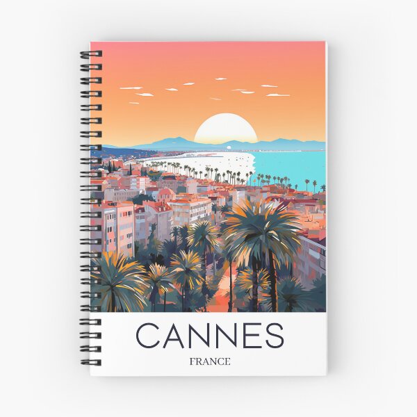 Item preview, A Pop Art Travel Print of Cannes - France designed and sold by StudioRedKoala.