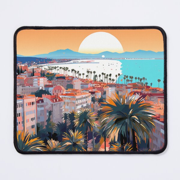 Item preview, A Pop Art Travel Print of Cannes - France designed and sold by StudioRedKoala.