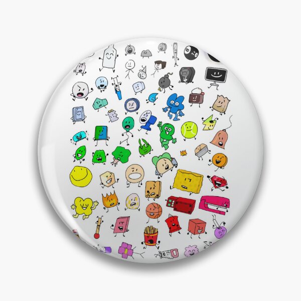 Item preview, BFDI All Characters (Transparent)  designed and sold by longmaytao.