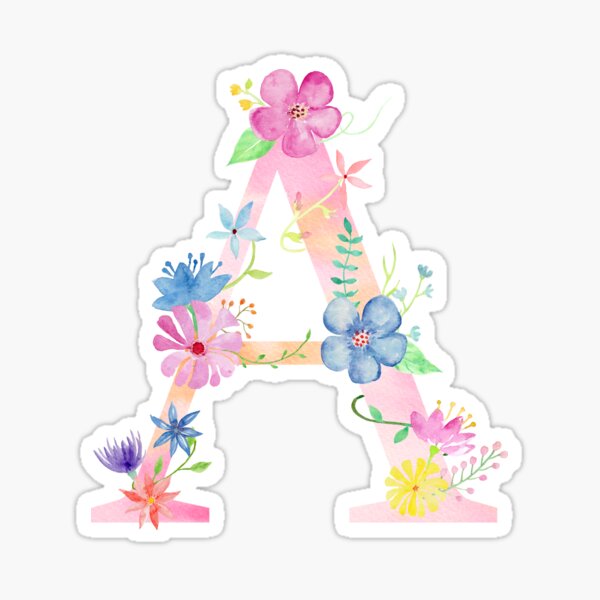 Letter A Sticker