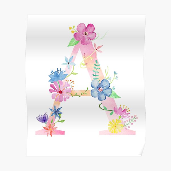 Letter A Poster