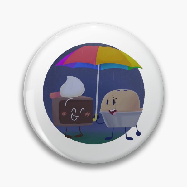 Item preview, BFDI Cake and Pie Rainy Day  designed and sold by longmaytao.