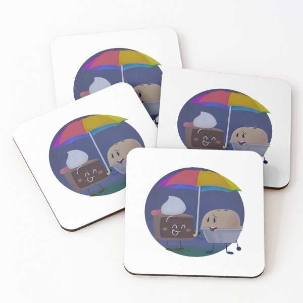 Item preview, BFDI Cake and Pie Rainy Day  designed and sold by longmaytao.