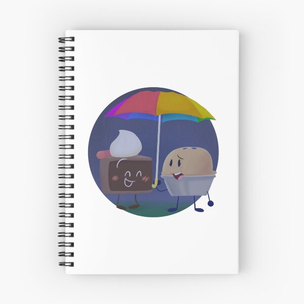 Item preview, BFDI Cake and Pie Rainy Day  designed and sold by longmaytao.