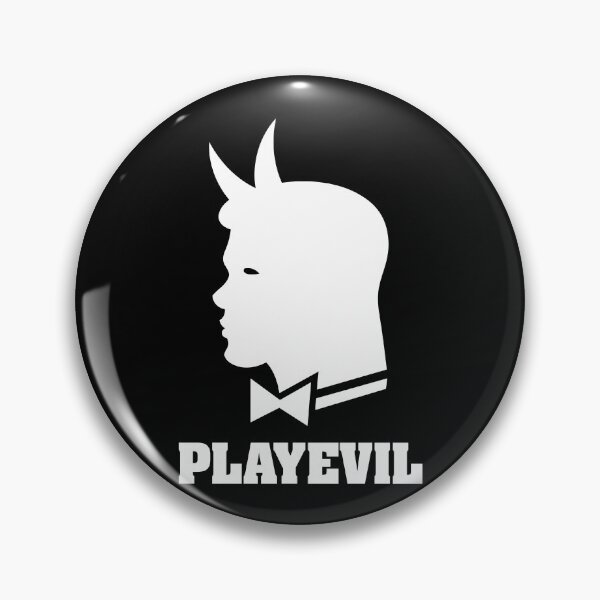 Item preview, Play evil | White Logo Design designed and sold by ProdbyNiECO.