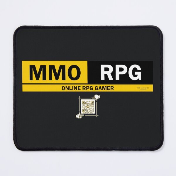 Item preview, MMO RPG - Online RPG Gamer Logo V1 (Yellow/Black) designed and sold by Visual Resolutions.