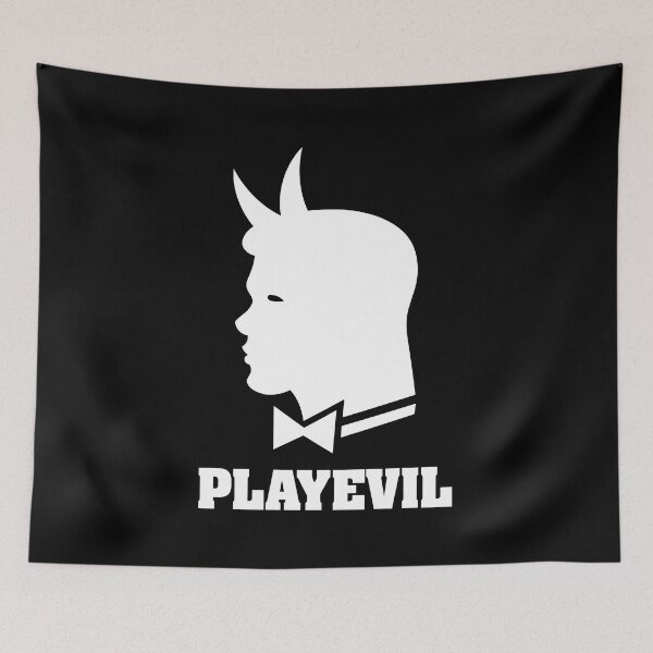 Item preview, Play evil | White Logo Design designed and sold by ProdbyNiECO.