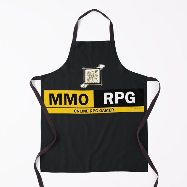 Item preview, MMO RPG - Online RPG Gamer Logo V1 (Yellow/Black) designed and sold by Visual Resolutions.