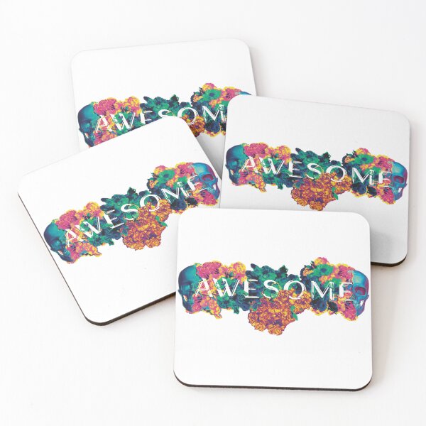Item preview, Awesome x Skull and Floral  designed and sold by Awesome-Studio.
