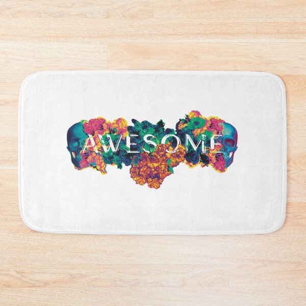 Item preview, Awesome x Skull and Floral  designed and sold by Awesome-Studio.