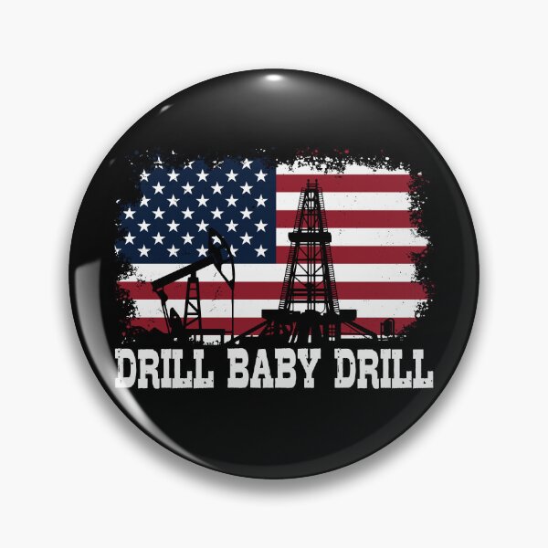 Item preview, Drill Baby Drill American Flag Oilrig Trump Drill Baby Drill Gear designed and sold by DynamicDesign.