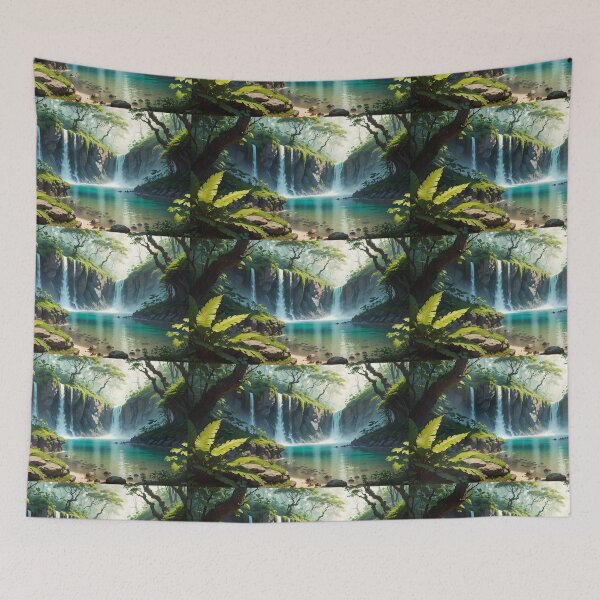 Item preview, Lake in the middle of the Jungle designed and sold by Ody2000.