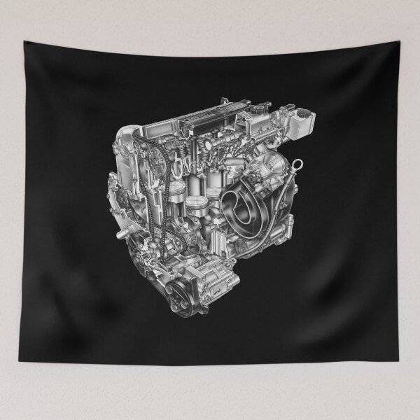 Item preview, GM Ecotec 4 Turbo engin ncutaway drawing designed and sold by reval-store.